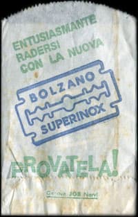 Timbre-monnaie Entusiasmante radersi con la nuova Bolzano Superinox provatelar - 300 lire - Italie - face