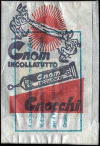 Timbre-monnaie Stilo Extra inchiostro adatto per tutte le penne - Gnocchi - Gnom incollatutto - Italie - 100 lire avec magasin valeur - face
