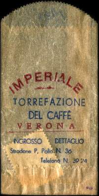 Timbre-monnaie Imperiale - Torrefazione del caff - 100 lire dans sachet papier - Italie - face