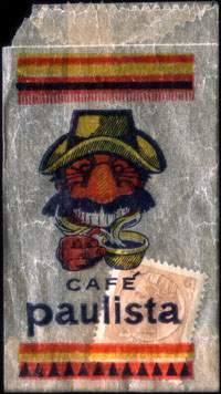 Timbre-monnaie Caf Paulista - 6 lire dans sachet papier - Italie - face