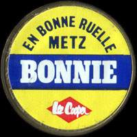 Monnaie publicitaire Bonnie - En bonne ruelle Metz - Lee Cooper  - sur 10 francs Mathieu