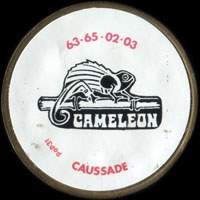 Monnaie publicitaire Caméléon - Caussade - 63.65.02.03 (noir) sur 10 francs Mathieu