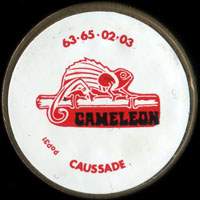 Monnaie publicitaire Caméléon - Caussade - 63.65.02.03 (rouge) sur 10 francs Mathieu