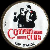 Monnaie publicitaire Cotton Club - Cap d'Agde - sur 10 francs Mathieu