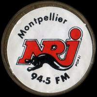 Monnaie publicitaire NRJ Montpellier 94.5 FM - sur 10 francs Mathieu