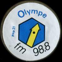 Monnaie publicitaire Olympe FM 98.8 - sur 10 francs Mathieu