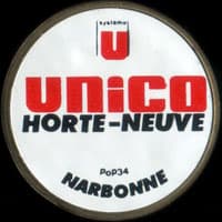 Monnaie publicitaire Systme U - Unico Horte-Neuve - Narbonne - sur 10 francs Mathieu