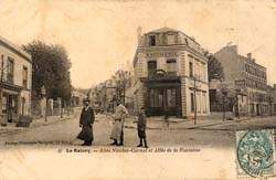Le Raincy - Allée Nicolas-Carnot et Allée de la Fontaine en 1904
