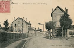 Le Raincy - Le Boulevard de l'Est, Alles de Clichy en 1908