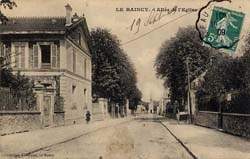 Le Raincy - L'Allée de l'Eglise en 1909