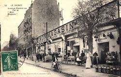 Le Raincy - L'Avenue du Chemin de Fer et Mon Magasin en 1910