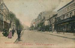 Le Raincy - Avenue du Chemin-de-Fer en 1906
