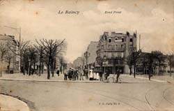Le Raincy - Le Rond-Point de la Station en 1919 (devenu Place du Gnral De Gaulle)