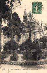 Le Raincy - L'Hôtel de Ville et les Jardins en 1915