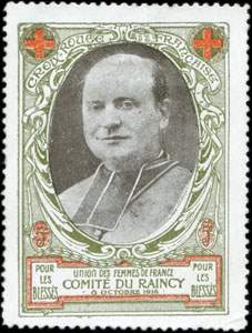 Croix Rouge Française - Union des Femmes de France - 5 centimes - 8 octobre 1916 - Monseigneur Amette