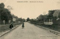 Gargan-Livry - Boulevard du Raincy en 1915