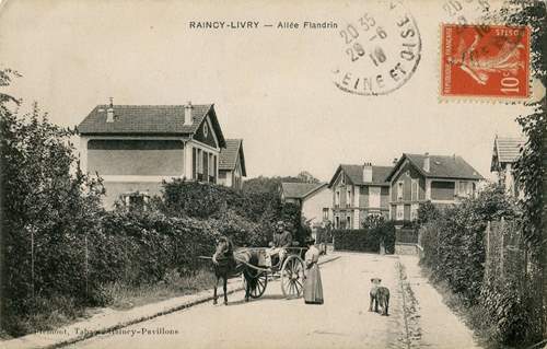 Livry-Gargan - Raincy-Livry - Allée Flandrin en 1918