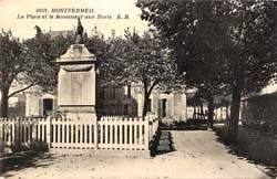 Montfermeil - La Place et le Monument aux Morts