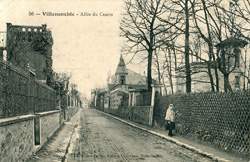 Villemomble ou Villemonble - Allée du Centre en 1907
