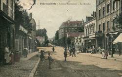 Villemomble - Avenue Outrebon - Le Marché en 1905
