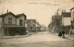 Villemomble ou Villemonble - Les Boulevards - Avenue de la République en 1903