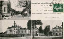 Villemomble - Souvenir des Fêtes du Raincy - 6 et 13 juin 1909 - Villemomble - Salle des Fêtes - Mairie - Ancienne Mairie