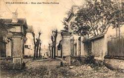 Villemomble ou Villemonble - La rue des Trois Frères en 1910