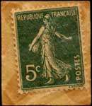 Timbre-monnaie Galeries Lafayette sous pochette