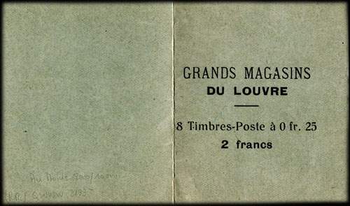 Timbre-monnaie Grands Magasins du Louvre - Petit format - 2 francs (8 x 25 centimes) - avers