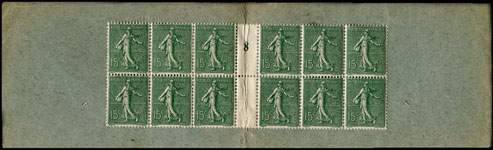 Timbre-monnaie Grands Magasins du Louvre - carnet 3 francs en 20 x 15 centimes