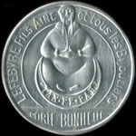 Timbre-monnaie Lefebvre Fils Aîné - 25 centimes bleu sur fond blanc - type 1 - avers