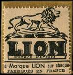 Timbre-monnaie Lion 10 centimes rouge sous pochette