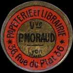Timbre-monnaie Papeterie Vve P.Moraud