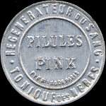 Timbre-monnaie Pilules Pink type 1