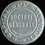 Timbre-monnaie Soci�t� G�n�rale type 2