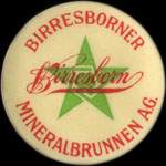 Timbre-monnaie Birresborner Mineralbrunnen A.G. - Allemagne - briefmarkenkapselgeld