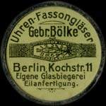 Timbre-monnaie Gebr.Bölke - Allemagne - briefmarkenkapselgeld