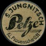 Timbre-monnaie S.Jungnitsch - Pelze - Allemagne - Strassenbahn-Dresden