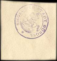 Timbre-monnaie Bürgel 7 1/2 pfennig - Allemagne - Briefmarkengeld