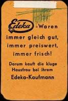 Timbre-monnaie Edeka - Kaufmann - 5 pfennig - Allemagne - Briefmarkengeld - dos