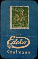 Timbre-monnaie Edeka - Kaufmann - 100 pfennig - - Allemagne - Briefmarkengeld - face