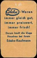 Timbre-monnaie Edeka - Kaufmann - 100 pfennig - Allemagne - Briefmarkengeld - dos