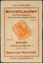 Timbre-monnaie Ernst Lauter - Allemagne - Briefmarkengeld