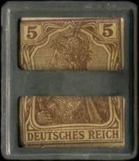 Timbre-monnaie Ellipsia - Allemagne - briefmarkenkapselgeld - revers
