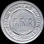 Timbre-monnaie Fafnir - Allemagne - briefmarkenkapselgeld