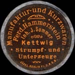 Timbre-monnaie Ferd.Hammerstein - Allemagne - briefmarkenkapselgeld