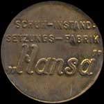 Timbre-monnaie Hansa type 1 - Allemagne - briefmarkenkapselgeld