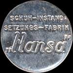 Timbre-monnaie Hansa type 2 - Allemagne - briefmarkenkapselgeld