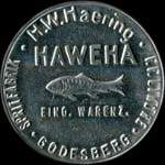 Timbre-monnaie Haweha - Allemagne - briefmarkenkapselgeld