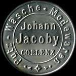Timbre-monnaie Johann Jacoby - Allemagne - briefmarkenkapselgeld